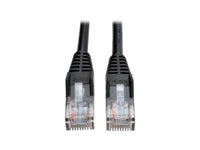 Eaton Tripp Lite N001-003-BK Cat5e 350 MHz Snagless Molded (UTP) Ethernet Cable (RJ45 M/M), PoE - Black, 3 ft. (0.91 m)