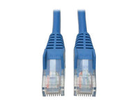 Eaton Tripp Lite N001-003-BL Cat5e 350 MHz Snagless Molded (UTP) Ethernet Cable (RJ45 M/M), PoE - Blue, 3 ft. (0.91 m)