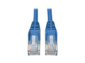Eaton Tripp Lite N001-006-BL Cat5e 350 MHz Snagless Molded (UTP) Ethernet Cable (RJ45 M/M), PoE - Blue, 6 ft. (1.83 m)