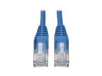 Eaton Tripp Lite N001-006-BL Cat5e 350 MHz Snagless Molded (UTP) Ethernet Cable (RJ45 M/M), PoE - Blue, 6 ft. (1.83 m)