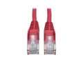 Eaton Tripp Lite N001-006-RD Cat5e 350 MHz Snagless Molded (UTP) Ethernet Cable (RJ45 M/M), PoE - Red, 6 ft. (1.83 m)