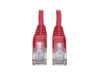 Eaton Tripp Lite N001-010-RD Cat5e 350 MHz Snagless Molded (UTP) Ethernet Cable (RJ45 M/M), PoE - Red, 10 ft. (3.05 m)