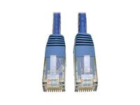 Eaton Tripp Lite N200-001-BL Cat6 Gigabit Molded (UTP) Ethernet Cable (RJ45 M/M), PoE, Blue, 1 ft. (0.31 m)