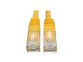 Eaton Tripp Lite N200-001-YW Cat6 Gigabit Molded (UTP) Ethernet Cable (RJ45 M/M), PoE, Yellow, 1 ft. (0.31 m)