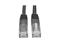 Eaton Tripp Lite N200-002-BK Cat6 Gigabit Molded (UTP) Ethernet Cable (RJ45 M/M), PoE, Black, 2 ft. (0.61 m)