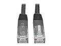 Eaton Tripp Lite N200-006-BK Cat6 Gigabit Molded (UTP) Ethernet Cable (RJ45 M/M), PoE, Black, 6 ft. (1.83 m)