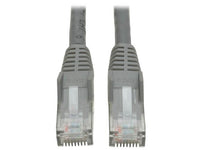 Eaton Tripp Lite N201-001-GY Cat6 Gigabit Snagless Molded (UTP) Ethernet Cable (RJ45 M/M), PoE, Gray, 1 ft. (0.31 m)
