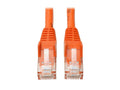 Eaton Tripp Lite N201-005-OR Cat6 Gigabit Snagless Molded (UTP) Ethernet Cable (RJ45 M/M), PoE, Orange, 5 ft. (1.52 m)