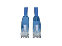 Eaton Tripp Lite N201-035-BL Cat6 Gigabit Snagless Molded (UTP) Ethernet Cable (RJ45 M/M), PoE, Blue, 35 ft. (10.67 m)