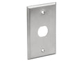 Eaton Tripp Lite N206-FP01-IND 1-Port Single Gang Faceplate, Stainless Steel, Industrial Grade, IP44, TAA