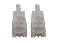 Eaton Tripp Lite N261-S10-WH Cat6a 10G Snagless Molded Slim UTP Ethernet Cable (RJ45 M/M), PoE, White, 10 ft. (3.1 m)