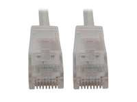 Eaton Tripp Lite N261-S10-WH Cat6a 10G Snagless Molded Slim UTP Ethernet Cable (RJ45 M/M), PoE, White, 10 ft. (3.1 m)