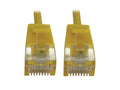 Eaton Tripp Lite N261-S15-YW Cat6a 10G Snagless Molded Slim UTP Ethernet Cable (RJ45 M/M), PoE, Yellow, 15 ft. (4.6 m)