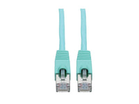 Eaton Tripp Lite N262-014-AQ Cat6a 10G Snagless Shielded STP Ethernet Cable (RJ45 M/M), PoE, Aqua, 14 ft. (4.27 m)