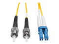 Eaton Tripp Lite N368-25M Duplex Singlemode 9/125 Fiber Patch Cable (LC/ST), 25 m (82 ft.)