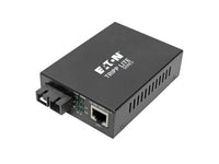Eaton Tripp Lite N785-P01-SC-MM1 Gigabit Multimode Fiber to Ethernet Media Converter, POE+ - 10/100/1000 SC, 850 nm, 550M (1804.46 ft.)