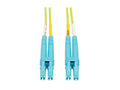 Eaton Tripp Lite N820-03M-OM5 100G Duplex Multimode 50/125 OM5 LSZH Fiber Optic Cable (LC/LC), Lime Green, 3 m