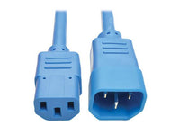 Eaton Tripp Lite P005-003-ABL Heavy-Duty PDU Power Cord, C13 to C14 - 15A, 250V, 14 AWG, 3 ft. (0.91 m), Blue