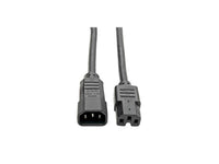 Eaton Tripp Lite P018-003 Power Cord C14 to C15 - Heavy-Duty, 15A, 250V, 14 AWG, 3 ft. (0.91 m), Black