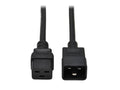 Eaton Tripp Lite P036-010-15A Power Extension Cord, C19 to C20 - Heavy-Duty, 15A, 250V, 14 AWG, 10 ft. (3.05 m), Black