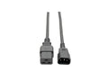 Eaton Tripp Lite P047-006-10A Power Cord, C19 to C14 - 10A, 100-250V, 16 AWG, 6 ft. (1.83 m), Black