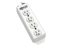 Eaton Tripp Lite PS-415-HG Safe-IT Medical-Grade Power Strip, UL 1363, 4 Hospital-Grade Outlets, Antimicrobial, 15 ft. (4.57 m) Cord
