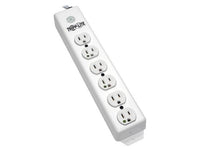 Eaton Tripp Lite PS-606-HG Safe-IT Medical-Grade Power Strip, UL 1363, 6x Hospital-Grade Outlets, Antimicrobial, 6 ft. Cord