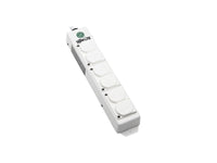 Eaton Tripp Lite PS-606-HGDG Safe-IT UL 2930 Medical-Grade Power Strip for Patient Care Vicinity 6 Hospital-Grade Outlet Safety Covers