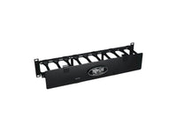 Eaton Tripp Lite SRCABLEDUCT2UHD SmartRack 2U High Capacity Horizontal Cable Manager - Finger duct with dual-hinge cover