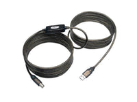 Eaton Tripp Lite U042-025 USB 2.0 A to B Active Repeater Cable (M/M), 25 ft. (7.62 m)