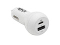 Eaton Tripp Lite U280-C02-30W-K Dual-Port USB Car Charger - 30W PD Charging, USB-C (18W) / USB-A (12W), USB-C to Lightning Cable, White