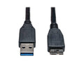 Eaton Tripp Lite U326-001-BK USB 3.0 SuperSpeed Device Cable (A to Micro-B M/M) Black, 1 ft. (0.31 m)