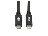 Eaton Tripp Lite U420-20N-G2-5A USB-C Cable (M/M) - USB 3.2, Gen 2 (10 Gbps), 5A (100W) Rating, Thunderbolt 3 Compatible, 20-in. (50.8 cm)