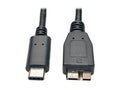 Eaton Tripp Lite U426-003-G2 USB-C to USB Micro-B Cable (M/M) - USB 3.2, Gen 2 (10 Gbps), Thunderbolt 3 Compatible, 3 ft. (0.91 m)