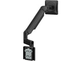 Humanscale M21NTNHBCTB M2.1 Monitor Arm with Hardwall Mount, 4 Straight Link and Dynamic Link, Black with Black Trim