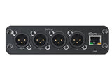 Shure ANI4OUT-XLR-TA 4CH MIC/LINE OUT-DNTE,1/3RU,XLR TAA