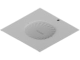 Oberon 1047-ARAP725-T Locking Suspended Ceiling Tile Access Point Enclosure, 3H x 18.5W x 18.5D (76 mm x 470 mm x 470 mm) Back Box, HPE Aruba AP-725 Door, Tegular Style