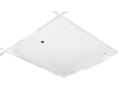 Oberon 1047-BLANK-600MM Locking Suspended Ceiling Tile Access Point Enclosure, 3INH x 18.5INW x 18.5IND (76 mm x 470 mm x 470 mm) Back Box, Temporary Blank Door, Metric