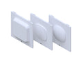 Oberon 38-47-LPDOME Retrofit Door for Model 1047 Ceiling Enclosure, White ABS Plastic Dome Door