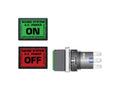 Chauvet SS-2KL Additional Sequencer ON/OFF Switch set. OFF & Illuminated ON pushbutton switches (use 5/8 dia. holes)and Sequencer Key Switch. SPDT lock