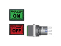 Chauvet SS-2KL Additional Sequencer ON/OFF Switch set. OFF & Illuminated ON pushbutton switches (use 5/8 dia. holes)and