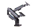 Thermaltake GEA-MSR-DMSBLK-01 The Dual RGB Monitor Arm is perfectly compatible with gaming desk and monitors