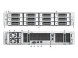 Synology DP7200 ActiveProtect Appliance (10x 12TB HDD, RAID6 + 1 Spare & 2x 1920GB SSD, RAID1 Cache)