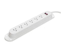 HAT Design Works PWRG-STRP-WH POWER STRIP, 6x AC, WHITE, TAA compliant