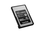 SanDisk SDCFEA-960G-GN4NN PRO-CINEMA, Cfexpress Card, Type a, 960GB, 1800MB/s/1650MB/s, W/JC, RPD2, VPG200