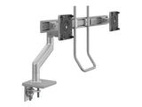 Humanscale M82BRSD M8.1 Dual Monitor Arm, Crossbar with Handle, Angled/Dynamic Links, Grey 100x 100mm VESA