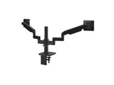 Humanscale X221CTBC M/Flex M2.1 Dual Monitor Arm, 4/Dynamic Links, 12 Post, 100x100mm VESA