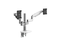 Humanscale X221CTWD M/Flex M2.1 Dual Monitor Arm, 4/Dynamic Links, 12 Post, 100x100mm VESA