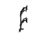 Humanscale X242CTBD M/Flex M2.1 Quad Monitor Arm, Stacked (Two Over Two), 4/Dynamic Links, 24 Post, 100x100mm VESA