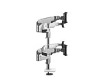 Humanscale X842ETWB M/Flex M8.1 Quad Monitor Arm, Stacked (Two Over Two), 8/Dynamic Links, 24 Post, 100x100mm VESA